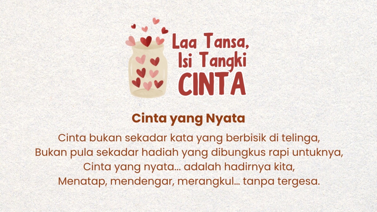 Cinta yang Nyata