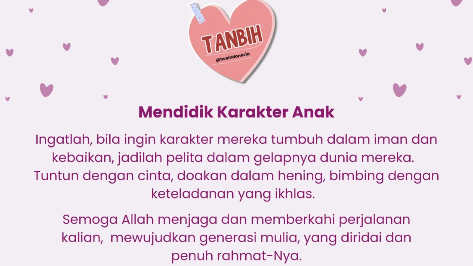 MENDIDIK KARAKTER ANAK