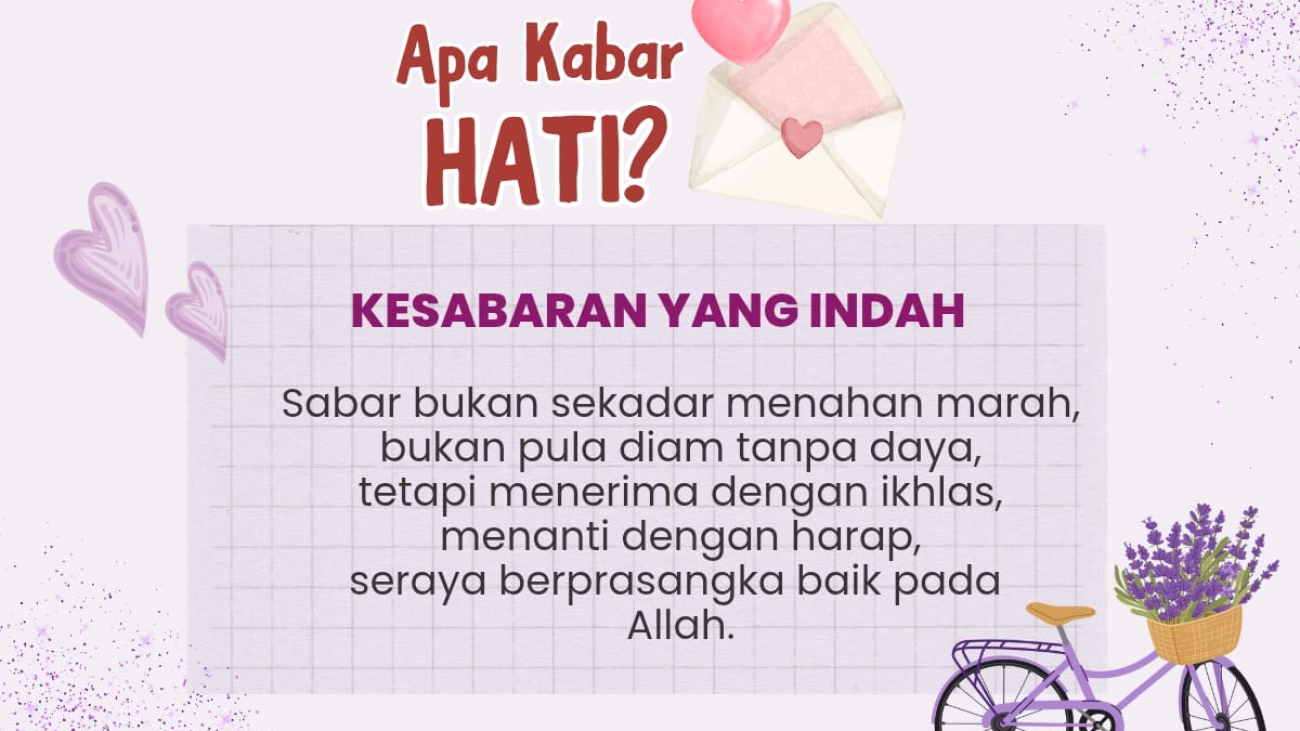 Kesabaran Yang Indah