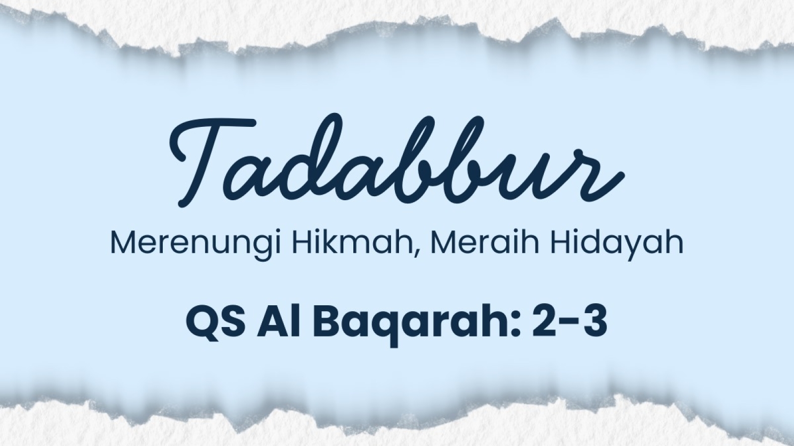 21 | Beriman Kepada yang Ghoib