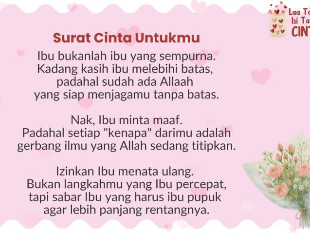 Surat Cinta untukmu