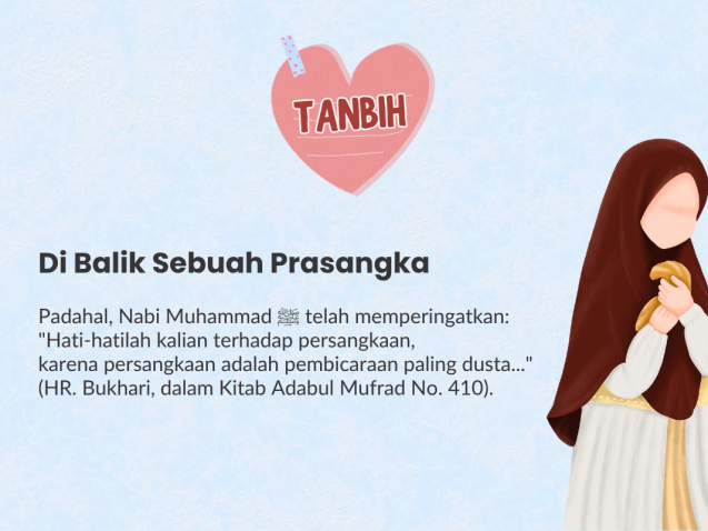 Dibalik Sebuah Prasangka