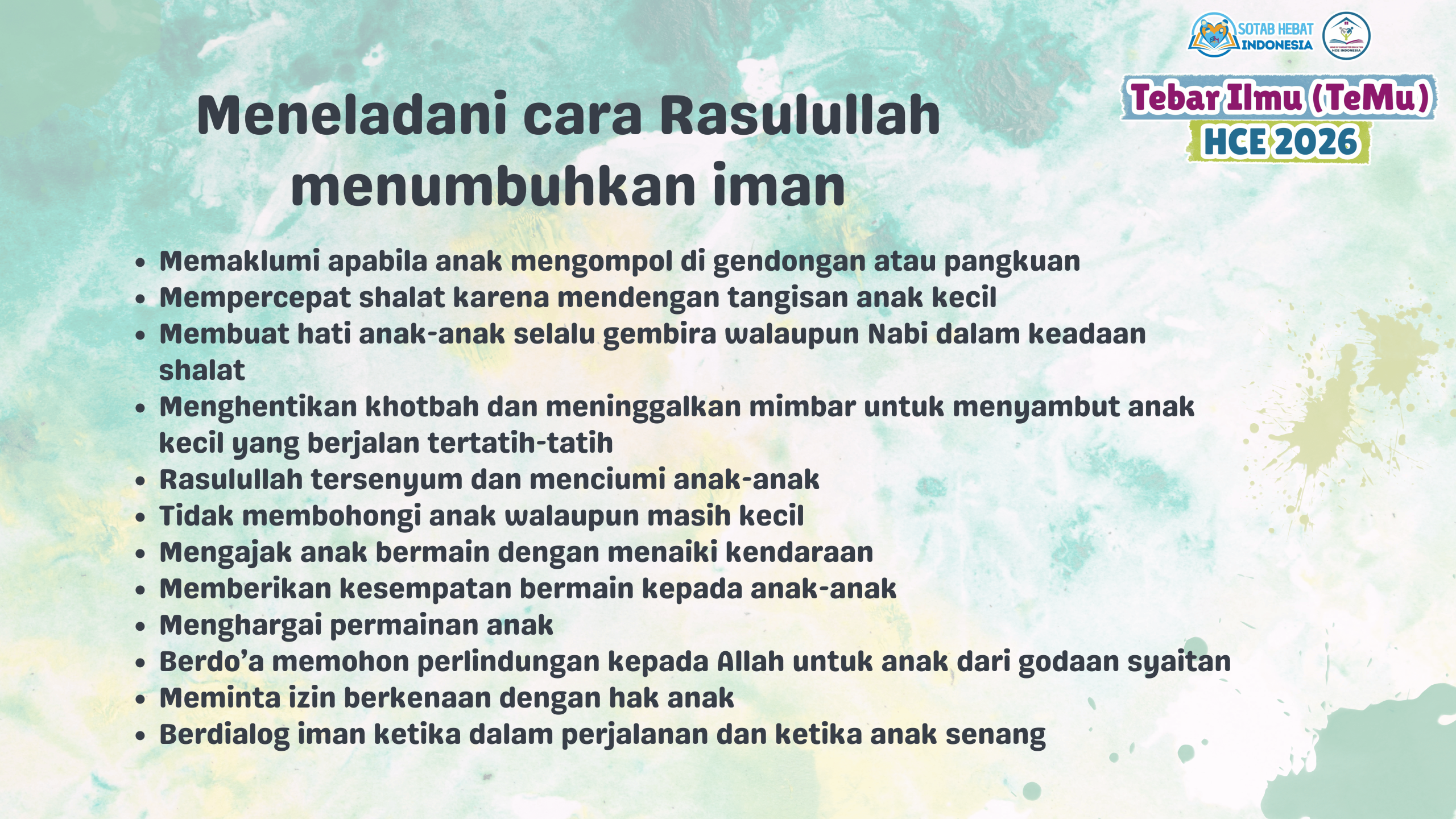 meneladani sesi 7