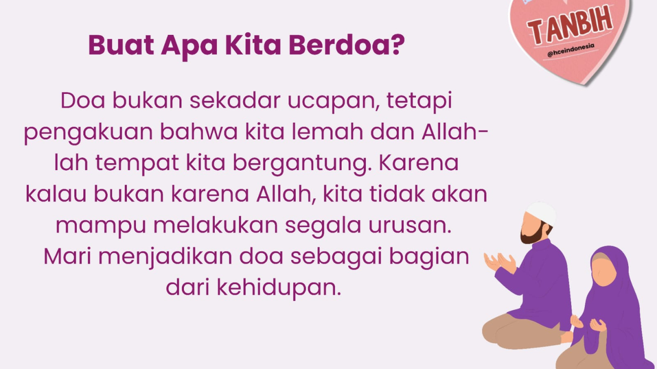Buat Apa Kita Berdoa?