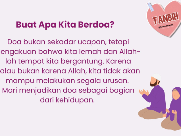 Buat Apa Kita Berdoa?